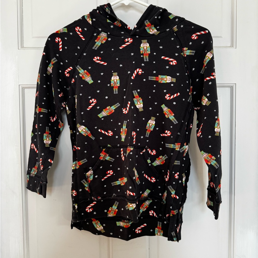 Dot Dot Smile Black Festive Hoodie